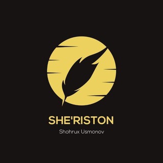 Telegram kanalining logotibi sheriston — Шеъристон
