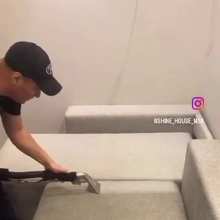Логотип телеграм канала @shine_house_msk — ХИМЧИСТКА МЕБЕЛИ, ШТОР, КОВРОВ Москва