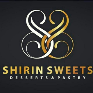Логотип телеграм канала @shirinsweets — "Shirin Sweets" desserts and pastry