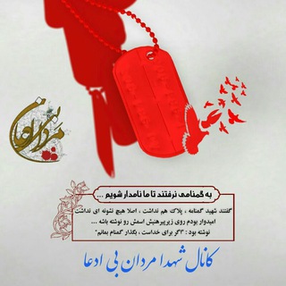 Logo of telegram channel shohadamardanebiedea — شهدا مــــــــــردان بـــــی ادعا