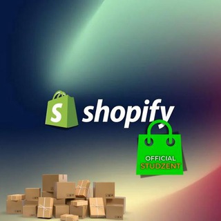 Логотип телеграм канала @shopify_offstudzent — Shopify & Дропшиппинг | E-COMMERCE