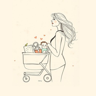 Telegram channel Шопоголик с коляской 🛍🤰🏻👧🏽 logo