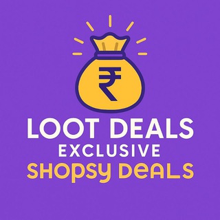 टेलीग्राम चैनल का लोगो shopsy_deals_lootdeals — Shopsy Exclusive LootDeals♥️