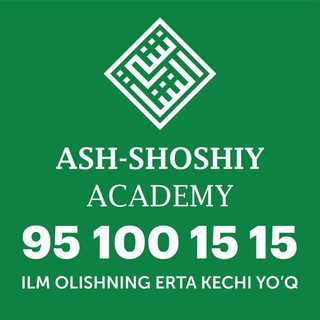 Telegram kanalining logotibi shoshiy_academy — Ash-Shoshiy Academy