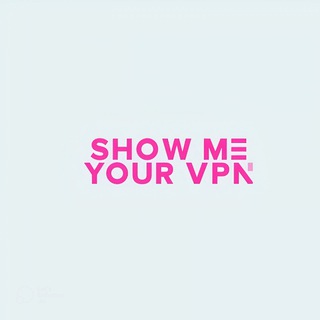 Логотип телеграм канала @showmeyourvpn — V значит VPN