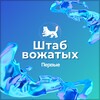 Логотип телеграм канала @shtab_vozhatykh_38 — Штаб вожатых «Движения Первых» Иркутской области