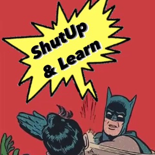 Логотип телеграм канала @shutupandlearn — ShutUp&Learn_English as it is_