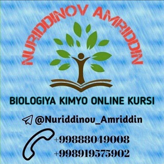 Logo saluran telegram sifatli_kimyo — BIOLOGIYA || KIMYO