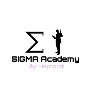 Logo saluran telegram sigma_academy_by_hemant — SIGMA Academy By Hemant