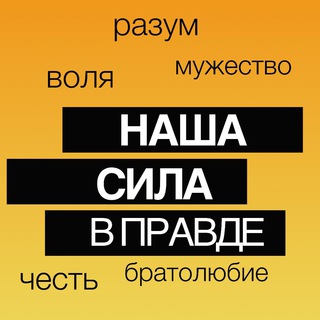 Логотип телеграм канала @silavpravbe — СИЛА В ПРАВДЕ✊🏼