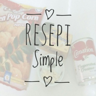 Logo saluran telegram simple_resepi — Resepi Simple