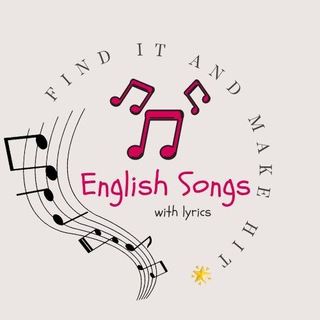 Telegram kanalining logotibi singinginenglish — English songs with lyrics