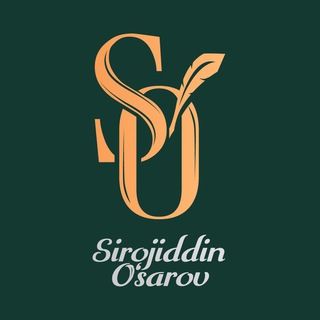 Telegram kanalining logotibi sirojiddinusarov — Sirojiddin O'sarov