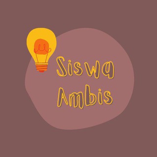 Logo saluran telegram siswaambis — 𝙎𝙄𝙎𝙒𝘼 𝘼𝙈𝘽𝙄𝙎