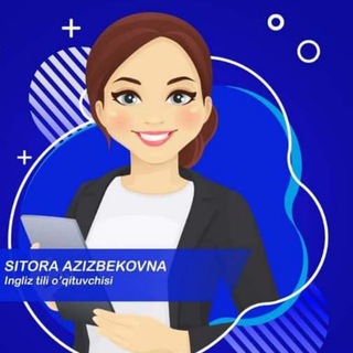 Telegram kanalining logotibi sitoramentor — English with Sitora Azizbekovna