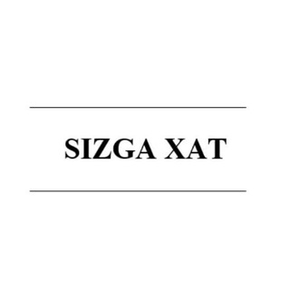 Telegram kanalining logotibi sizga_xat — SIZGA XAT
