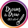 Логотип телеграм канала @sketching_dreamanddraw — Уроки рисования DREAM&DRAW