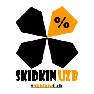 Логотип телеграм канала @skidkinuzb — С К И Д К И 🍀 U Z B