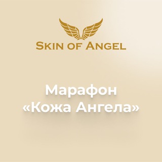 Логотип телеграм канала @skinofangel — SKIN OF ANGEL. LIFE
