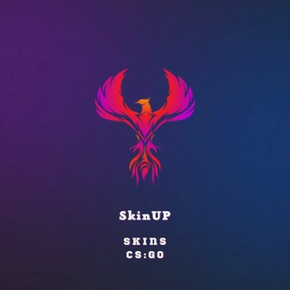 Логотип телеграм -каналу skinupcs — SkinUp