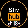 Логотип телеграм -каналу sl1v_hub — Sliv Hub TikTok 🔞 