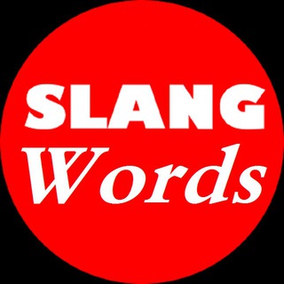 Logo of telegram channel slangwords — English Slang Words Terms