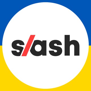 Логотип телеграм -каналу slash_ua — slash / технології, новини та IT