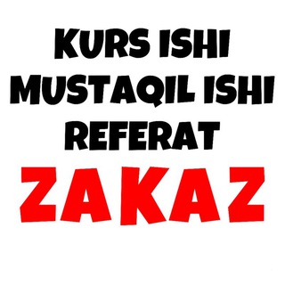 Telegram kanalining logotibi slayd_kurs_ishi_mustaqil_ish — Slayd | Mustaqil ish | Talabalar