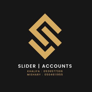 لوگوی کانال تلگرام slider2 — 🌟 Slider | Accounts 🌟