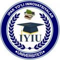 Logo saluran telegram sllk_road_university — IPAK YO‘LI INNOVATSIYALAR UNIVERSITETI.UZ