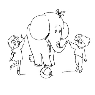 Логотип телеграм канала @slony_i_deti — Слоны и дети 🐘
