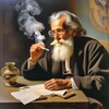 Логотип телеграм канала @slovo_mudro — мудрое слово