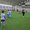 Логотип телеграм канала @slovofutbolista — Слово футболиста. Мяч на асфальте.