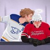 Логотип телеграм канала @slowyearn — холланов! розандер! heated rivalry!