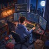 Логотип телеграм канала @slvdev_hub — SLV Dev Hub | Программирование