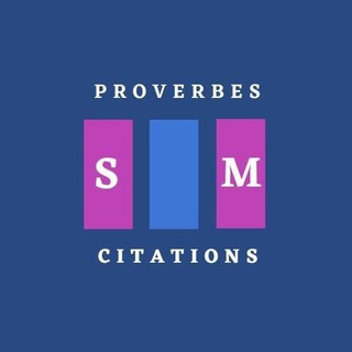 Logo de la chaîne télégraphique sm_proverbes - 𝙿𝚁𝙾𝚅𝙴𝚁𝙱𝙴𝚂 | 𝙲𝙸𝚃𝙰𝚃𝙸𝙾𝙽𝚂 | 𝚂𝙼 🌹🌷🌺