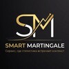 Логотип телеграм канала @smartmartingalecom — Прогнозы на футбол