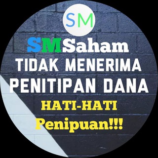 Logo saluran telegram smsaham — SMSaham (Free) - TIDAK MENERIMA TITIPAN DANA APAPUN