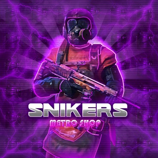Логотип телеграм канала @snikersn1 — SNIKERS METRO SHOP n¹