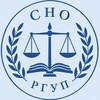 Логотип телеграм канала @sno_rsuj — СНО РГУП им. В.М. Лебедева