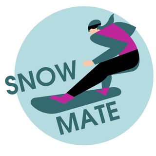 Логотип телеграм канала @snowmatebro — SnowMate🏂Сноуборд