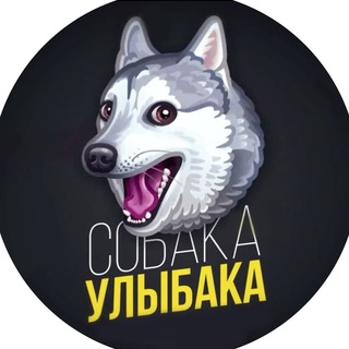 Логотип телеграм канала @sobaka_ulybakaa — Собака - улыбака 🐾