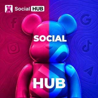 Логотип телеграм канала @socialhub_shop — Socialhub