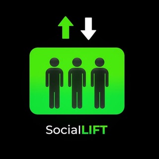 Logo of telegram channel sociallift_promo — Social Lift 🛗 Promo