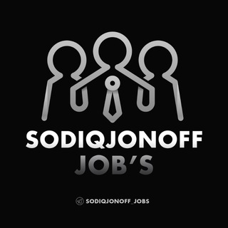 Telegram kanalining logotibi sodiqjonoff_jobs — Sodiqjonoff | IT Jobs