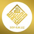 Logo saluran telegram sof_ilm_manbai — Sof-ilm.uz