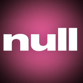 Логотип телеграм канала @softnulls — null