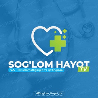 Logo saluran telegram soglom_hayot_tv — SOG'LOM HAYOT 💊