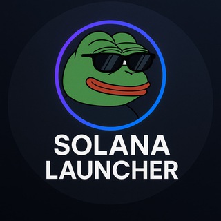 Logo of telegram channel solana_launcher — #1 Solana Launcher⚡️Launch Your Meme Coin!