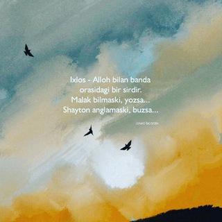 Telegram kanalining logotibi solixlar_gulshani — Riyozus solihiyn. Abu Zakariyo Yahyo ibn Sharaf Navaviy .